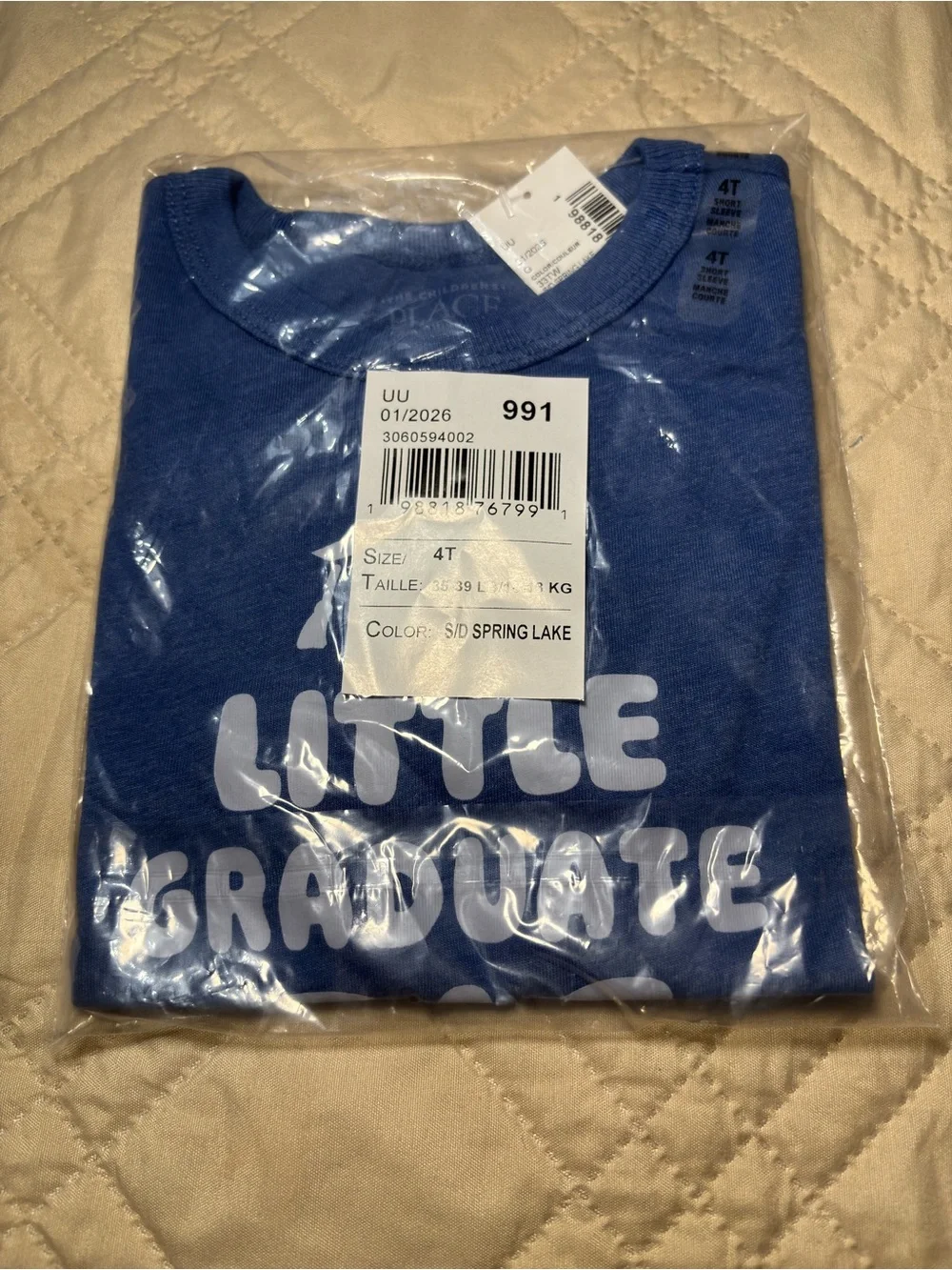 Children’s Place 4T 'Little Graduate Big Future' Graphic Tee
